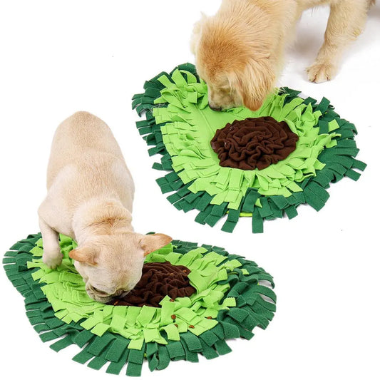 Alfombra olfativa en forma de aguacate para perros, juguete de estimulacion mental