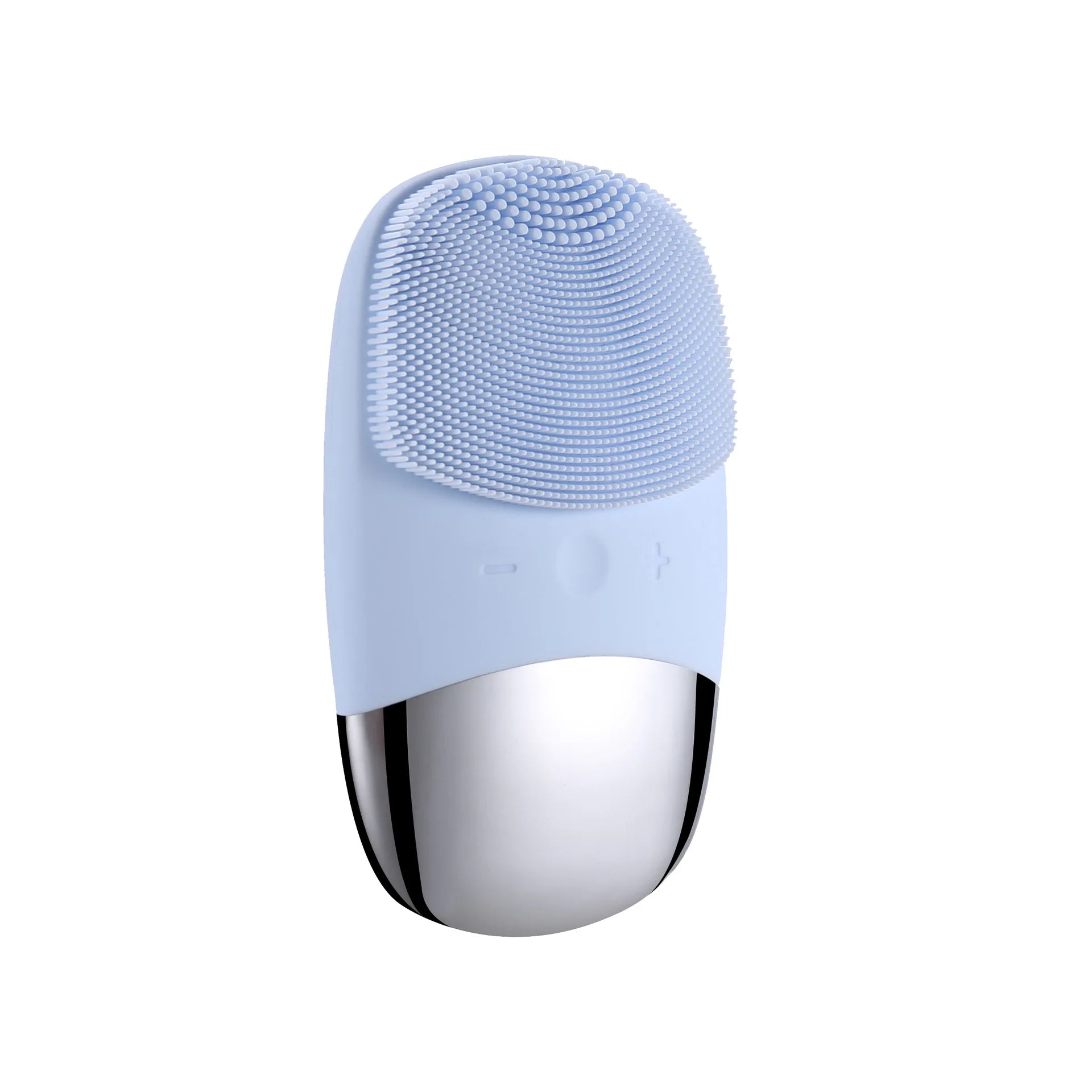 Square Electric Facial Cleansing Brush Silicone Rechargeable Introducer Beauty Device Ultrasonic Face Cleaning Massage Tool
